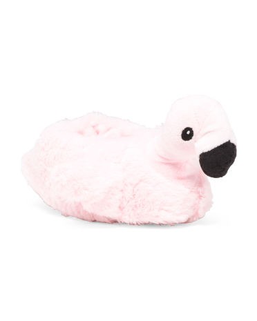 Little Girls Flamingo Slippers | TJ Maxx