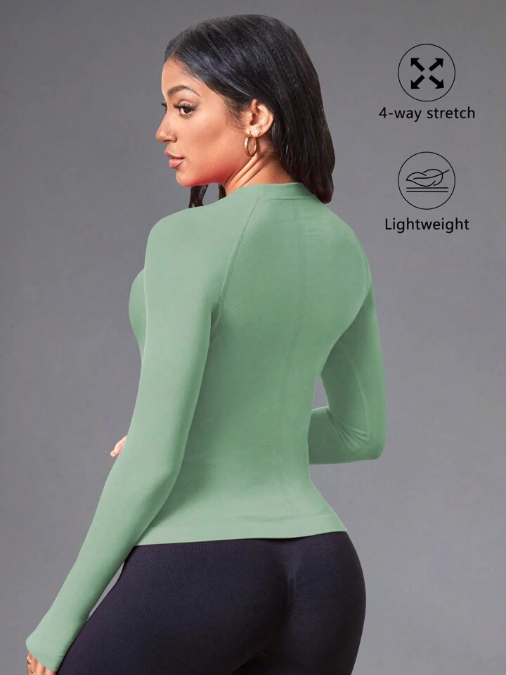 SHEIN Sport Studio Seamless Softness Ribbed Knit Sports Tankworkout Tank Top | SHEIN