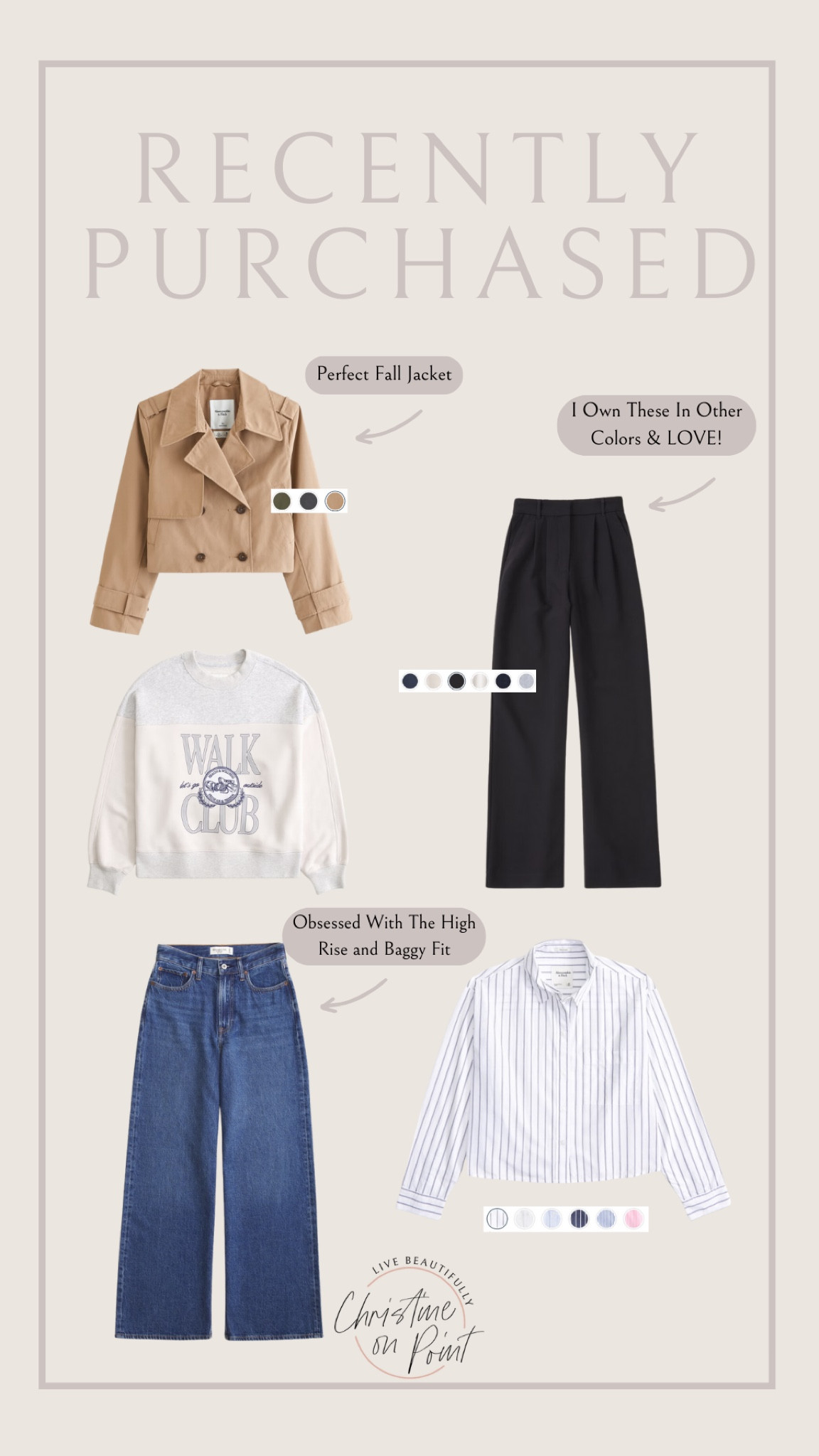 Recently purchased from Abercrombie! 20% off site wide! Use code: AFLTK

#LTKSaleAlert #LTKFallSale #LTKStyleTip