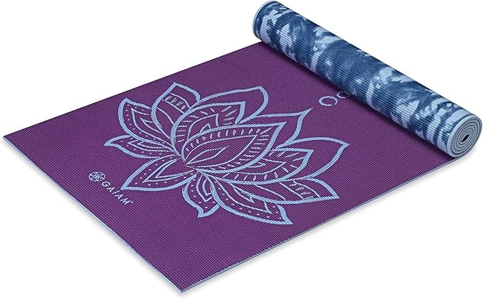 Gaiam Yoga Mat - Premium 6mm Print Reversible Extra Thick Non Slip Exercise & Fitness Mat for All... | Amazon (US)