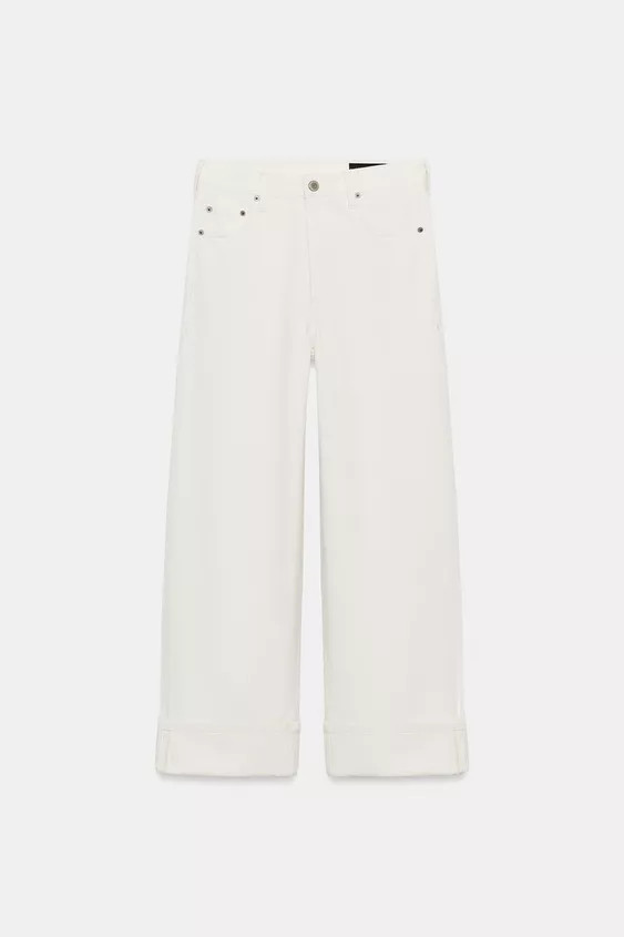 ZW COLLECTION MID-WAIST BAGGY JEANS | Zara UK