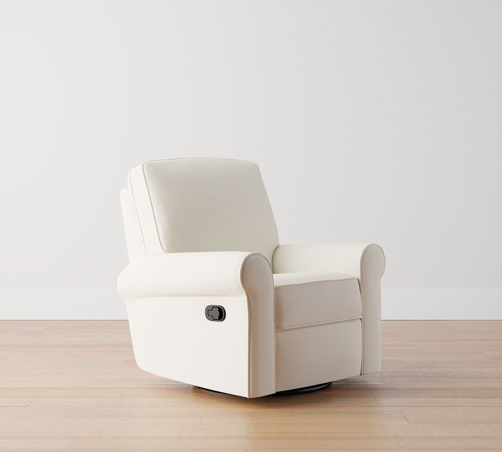 PB Comfort Roll Arm Manual &amp; Power Swivel Glider Recliner | Pottery Barn (US)