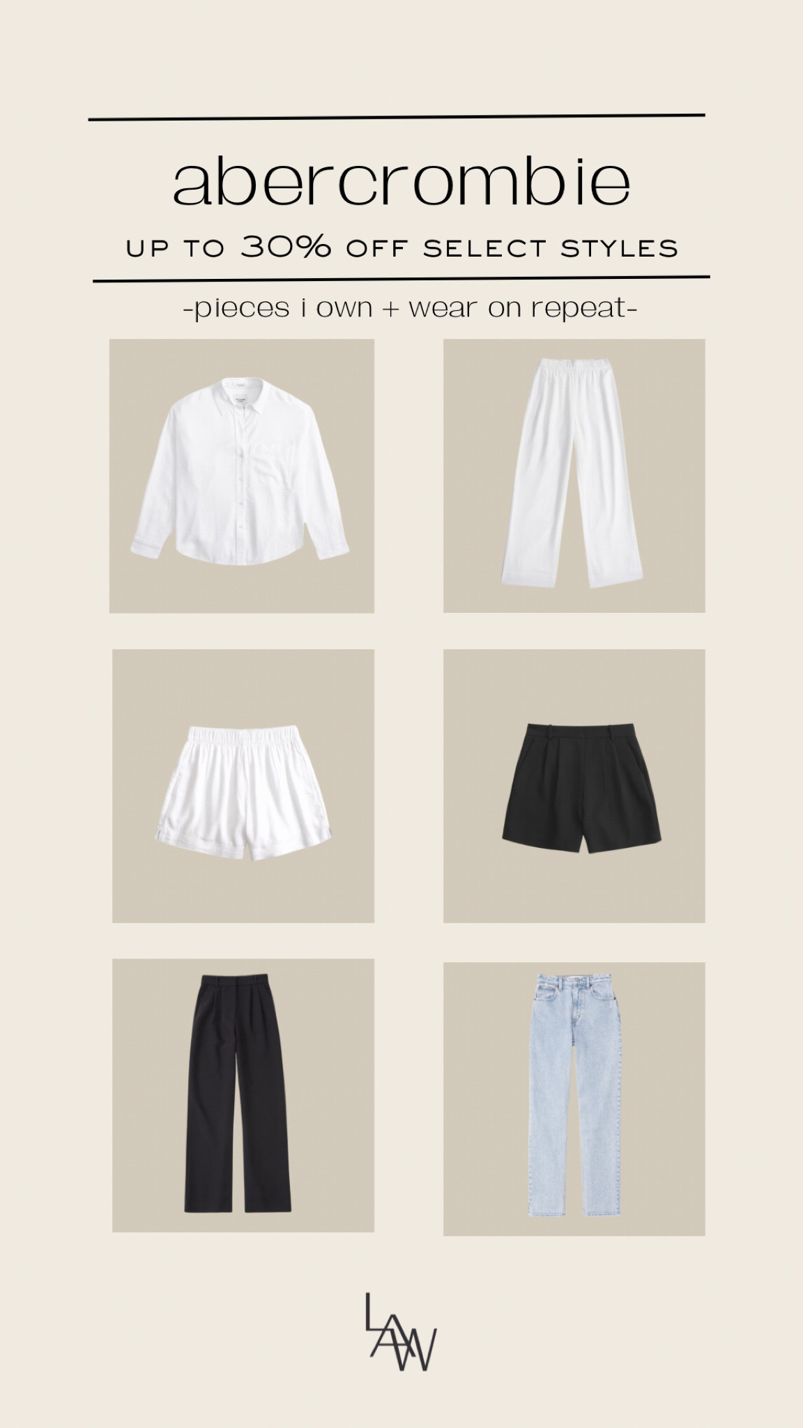 Abercrombie Sale

#LTKFindsUnder50 #LTKFindsUnder100 #LTKSaleAlert