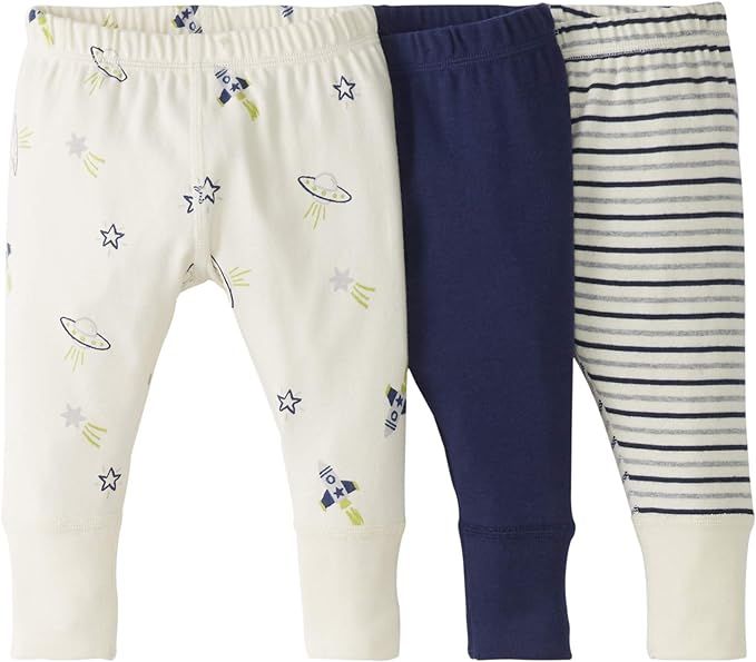 Moon and Back by Hanna Andersson Boys' 3 Pack Jogger | Amazon (US)