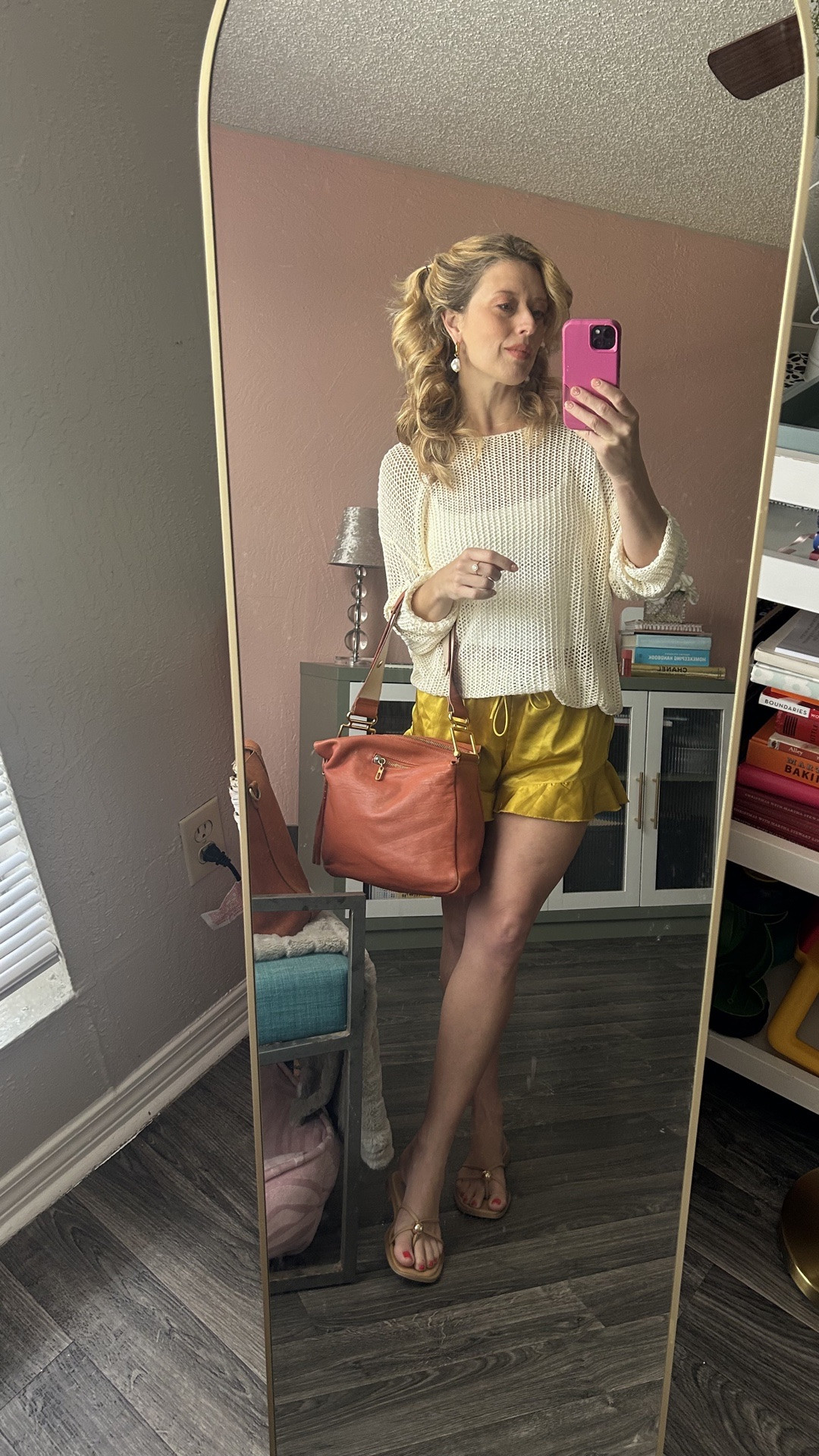 Easy breezy chic casual Summer outfit! In a yellow mood lately 🌻 Paired satin shorts from @ekaouer with a crochet sweater (sized up) from @evaless with flats, @Caitlyn Minimalist earrings, a @chloe bag and confidence ☀️

Feels like pjs but elevated. All of it is linked below 👇

#LTKdayinmylife #LTKgrwm #LTKootd