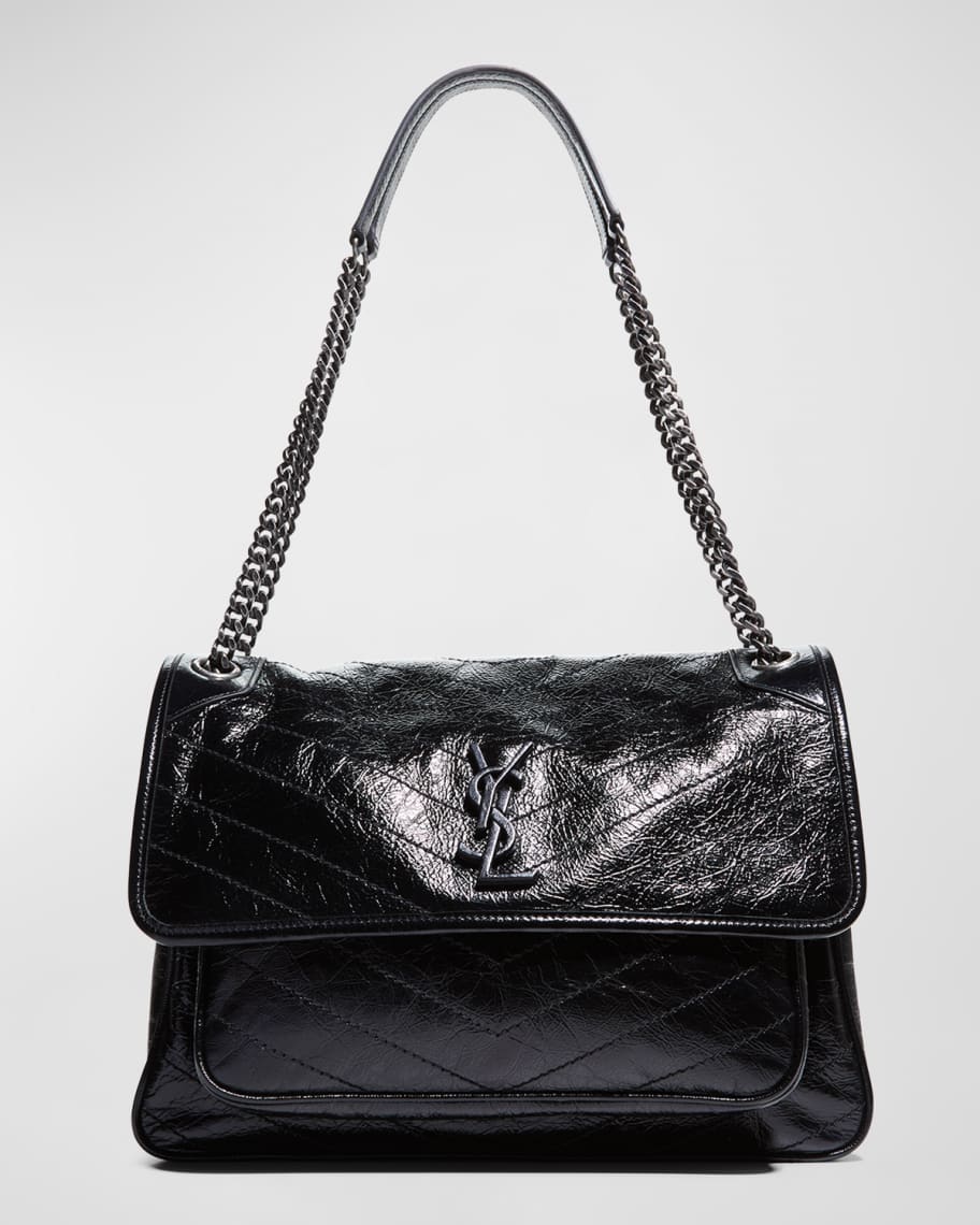 Saint Laurent Niki Monogram YSL Large Flap Shoulder Bag | Neiman Marcus