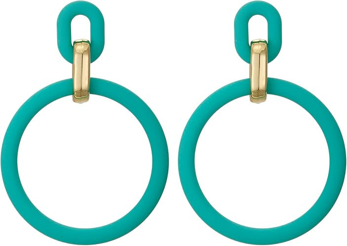 Acrylic Rectangle Earrings, Fashion Acrylic Square/Oval/Hoop Statement Drop Earrings for Women | Amazon (US)