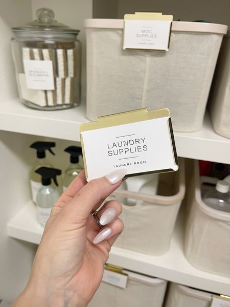 ORG \ laundry room clips and labels ✨

Home organization 
New year

#LTKfindsunder50 #LTKhome