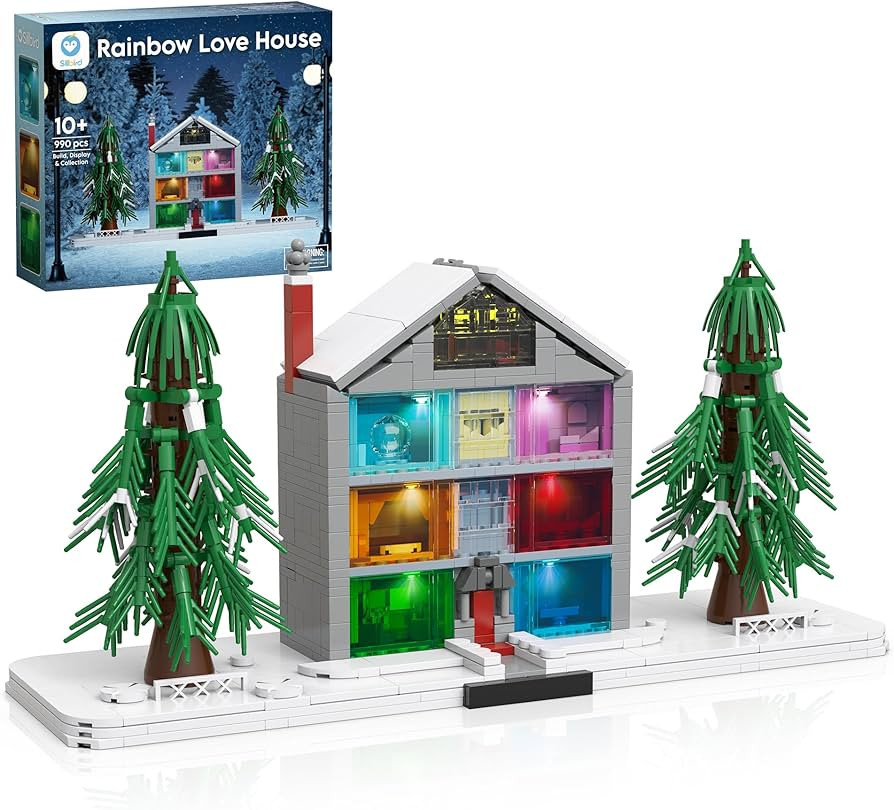 Sillbird Lover House Building Sets for Women & Girls, Buildable Model Kit with Led Light for Home... | Amazon (US)