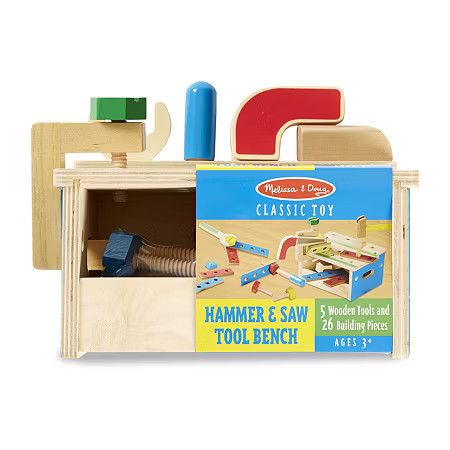 Melissa & Doug Mini Tool Bench, One Size, Multiple Colors | JCPenney