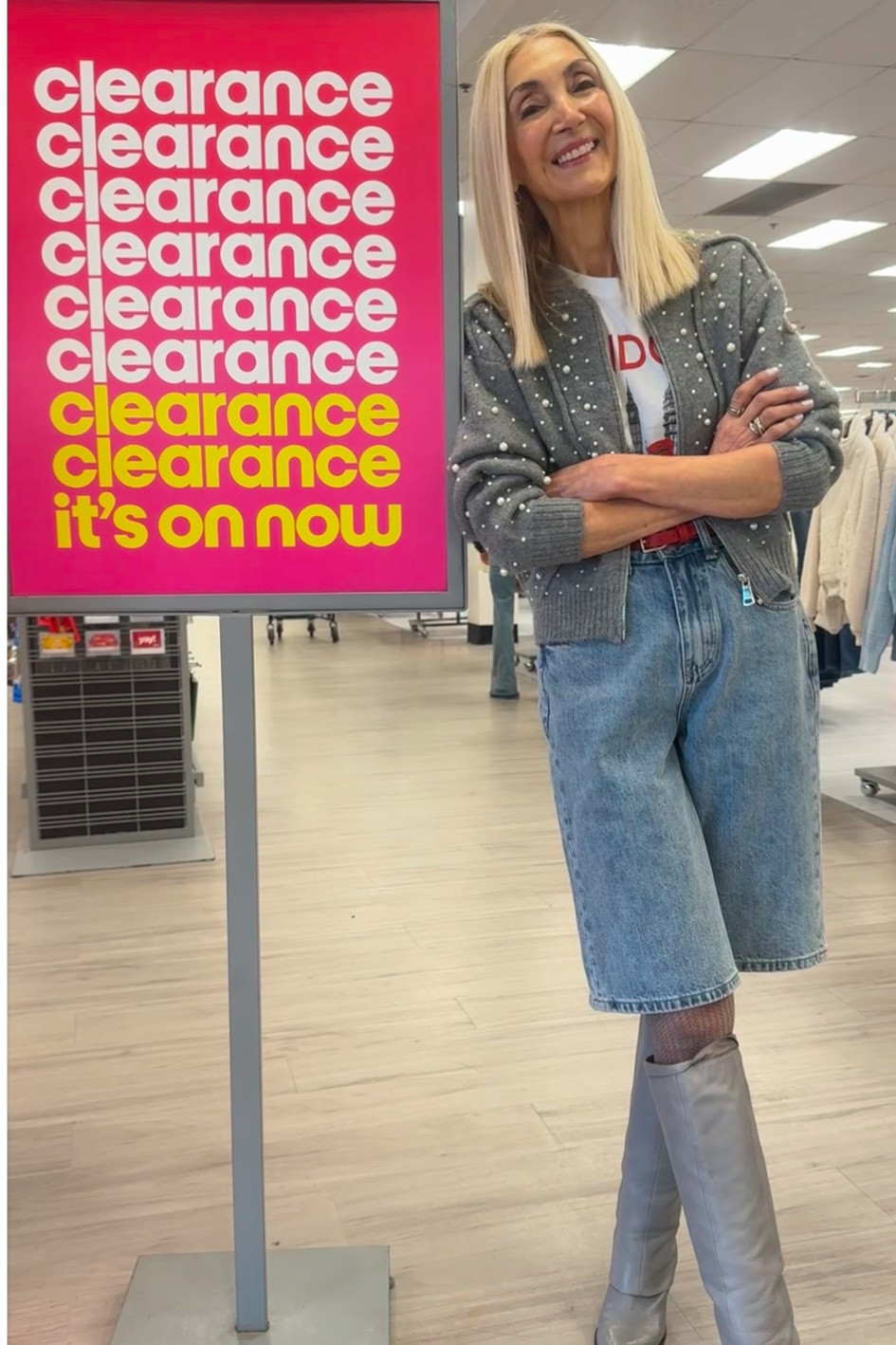 Who doesn’t love clearance?  like these jorts for $15.00 from TJ Maxx! 

#tjmaxx #jorts #jeanshorts #clearance #styletips #fashioninspo 

#LTKStyleTip #LTKOver40