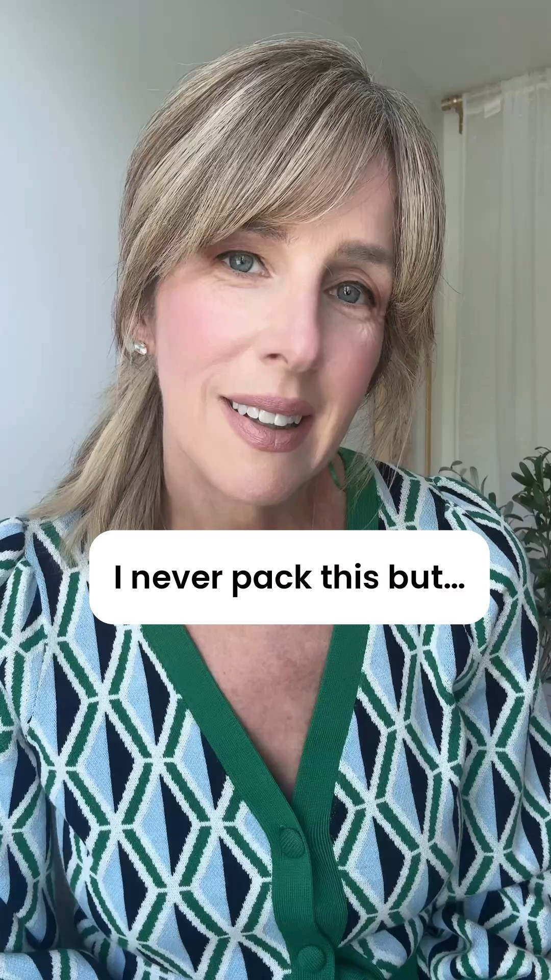 I normally wear very little color but something about this cardigan, with the light blue, navy, white and green made me think I could make this work for travel.  

So we shall see…

It’s an affordable ale seater cure to on clearance that looks elevated and chic.  

Wearing a size small in cardigan, small in layering tank and 6/28 in denim.  

#LTKWorkwear #LTKTravel #LTKootd