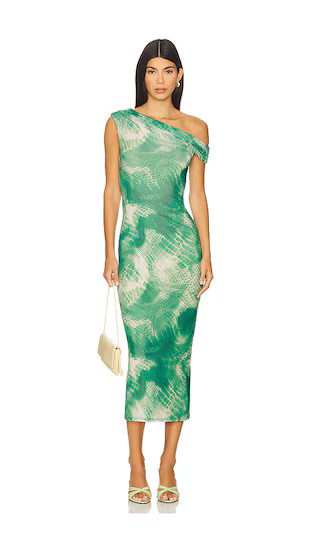 Holden Dress in Green Snake | Revolve Clothing (Global)