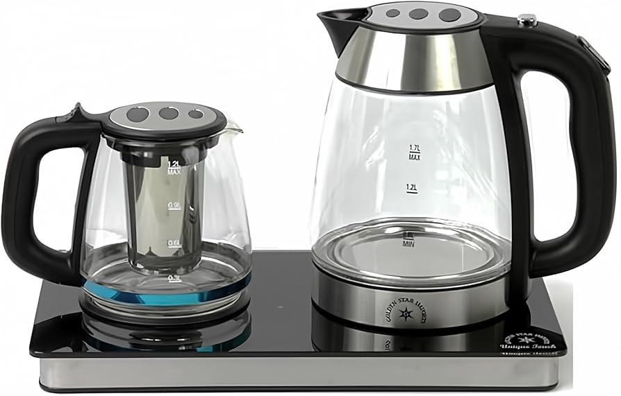 Middle Eastern Persian Iranian Russian Arab Turkish Style Electric Cordless Tea Maker Samovar Sta... | Amazon (US)