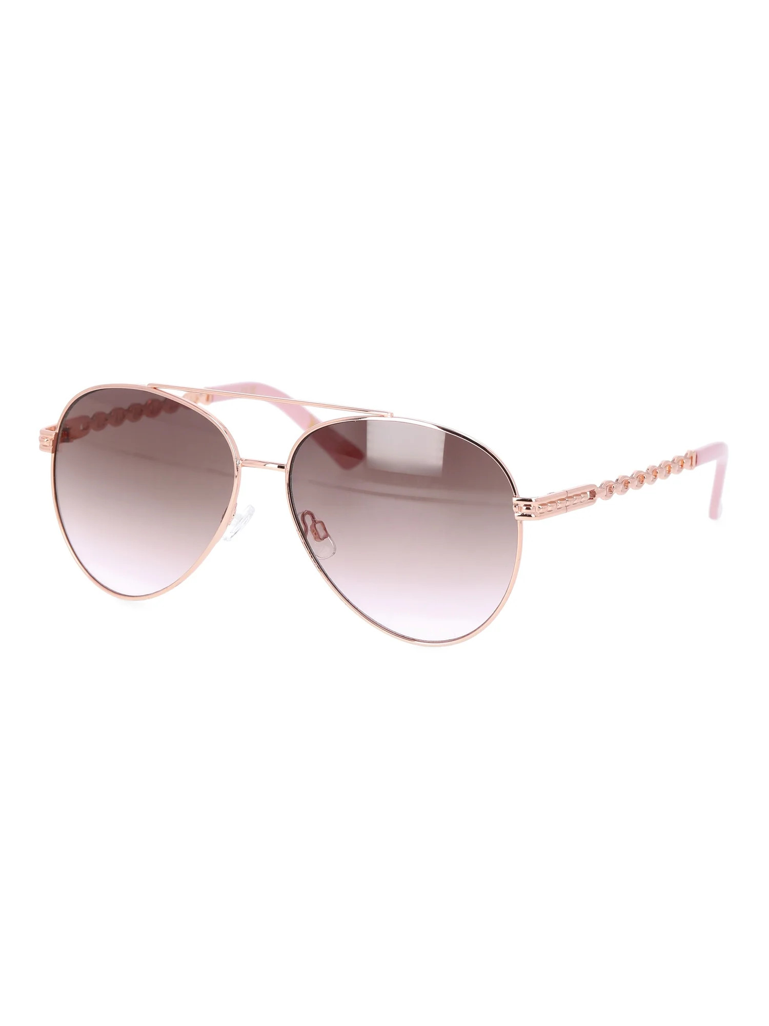 Jessica Simpson Women's Metal Aviator Sunglasses, Rose Gold-Tone | Walmart (US)