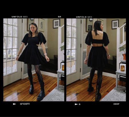 the CUTEST amazon black dress. What to wear to an engagement party. Winter party outfit. Little black dress. Affordable fashion. Amazon dress. Rebecca Piersol style. 

#LTKSeasonal #LTKFind #LTKunder50