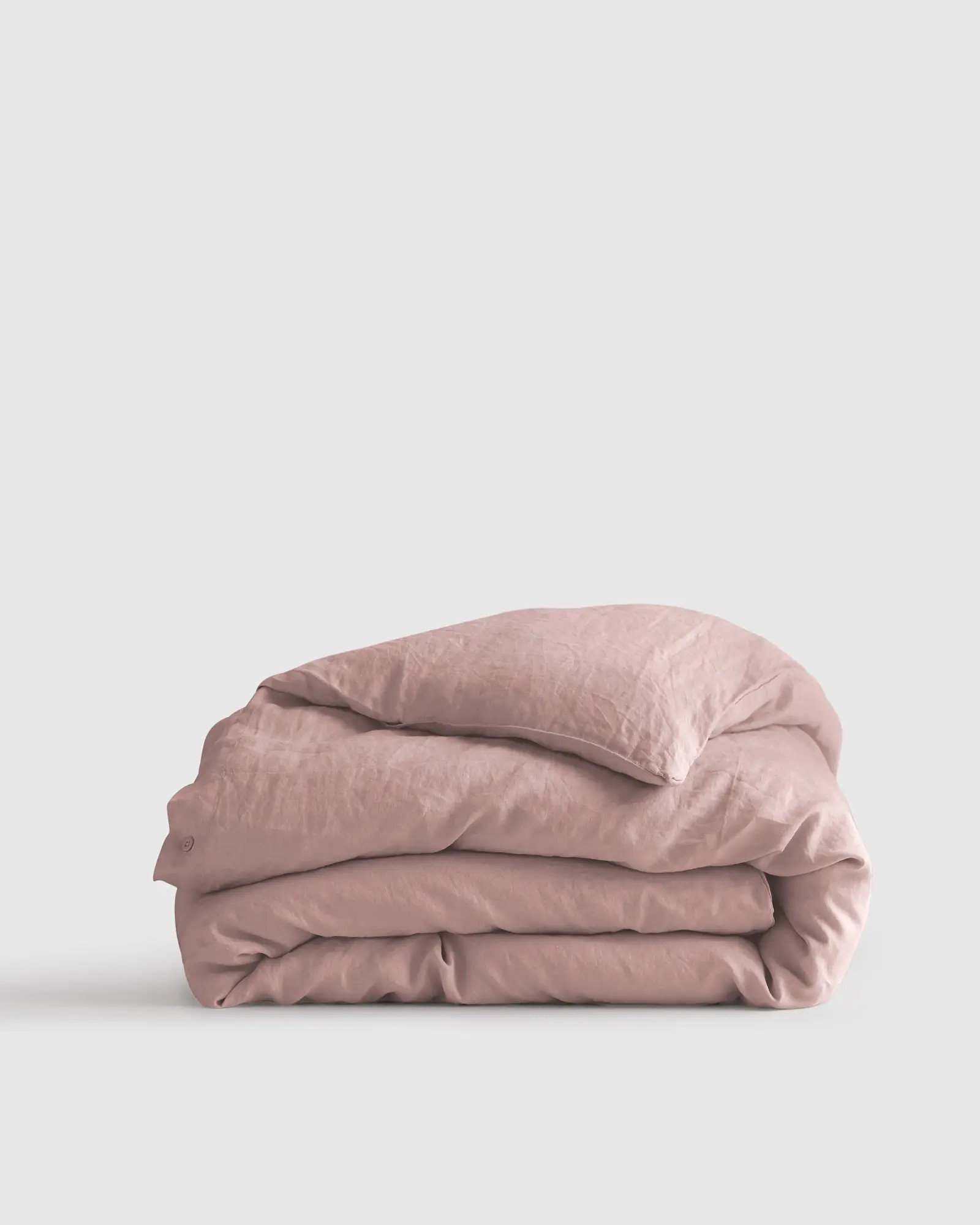 Linen Duvet Cover in Dusty Mauve | Quince