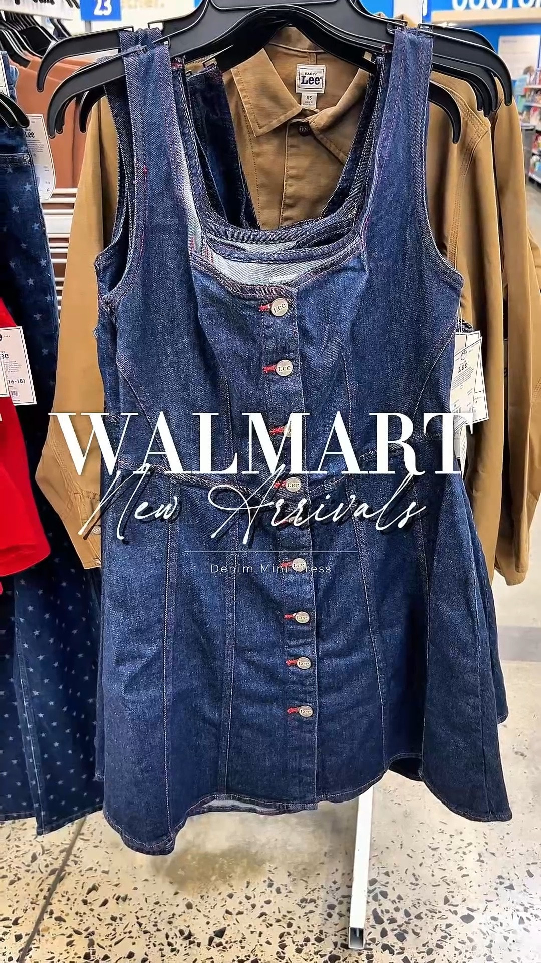 Walmart has some cute new arrivals in summer fashion like this denim mini dress

#LTKootd #LTKvlog