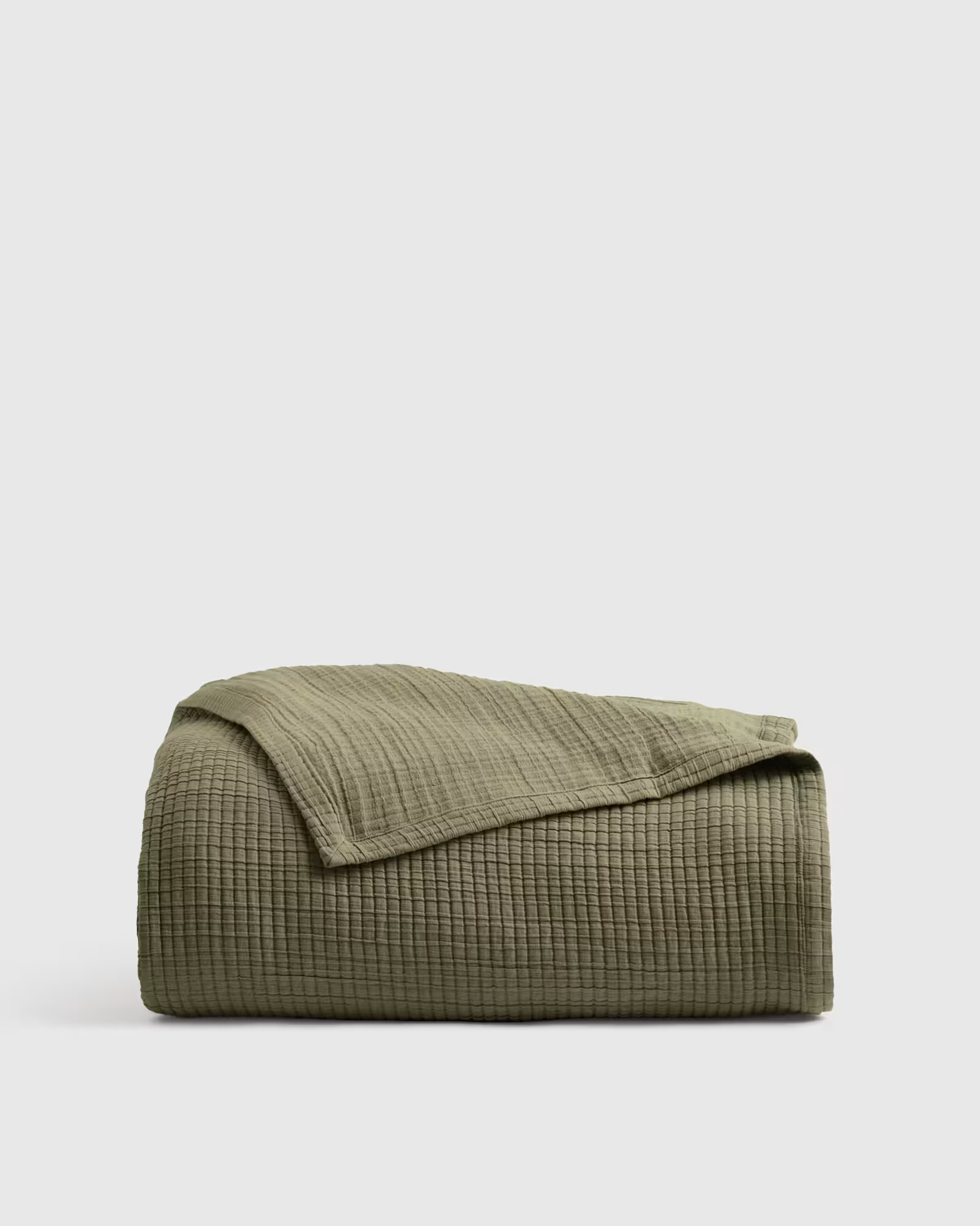 Organic Ribbed Cotton Coverlet | Quince