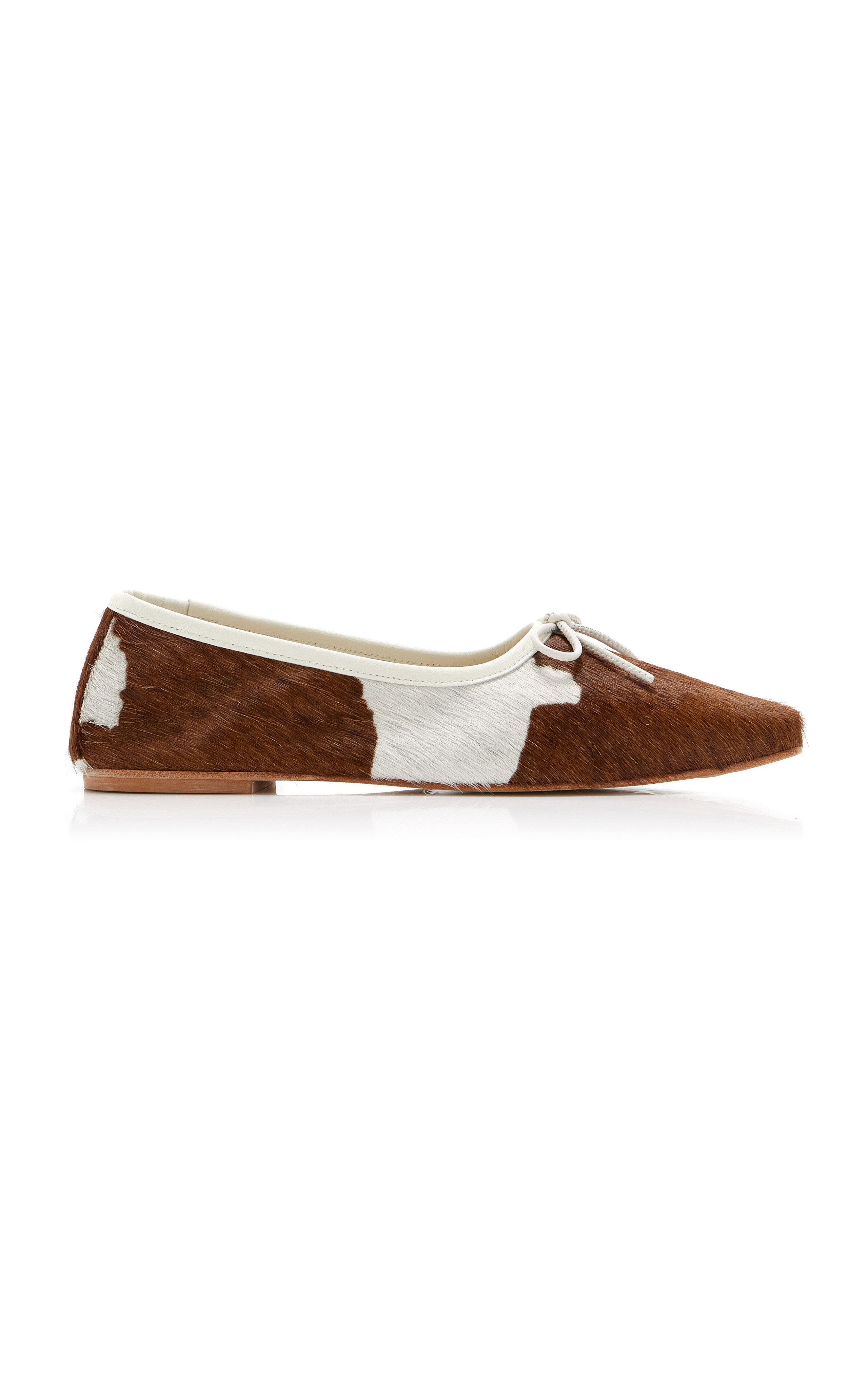 Jada Calfhair Leather Ballet Flats | Moda Operandi (Global)