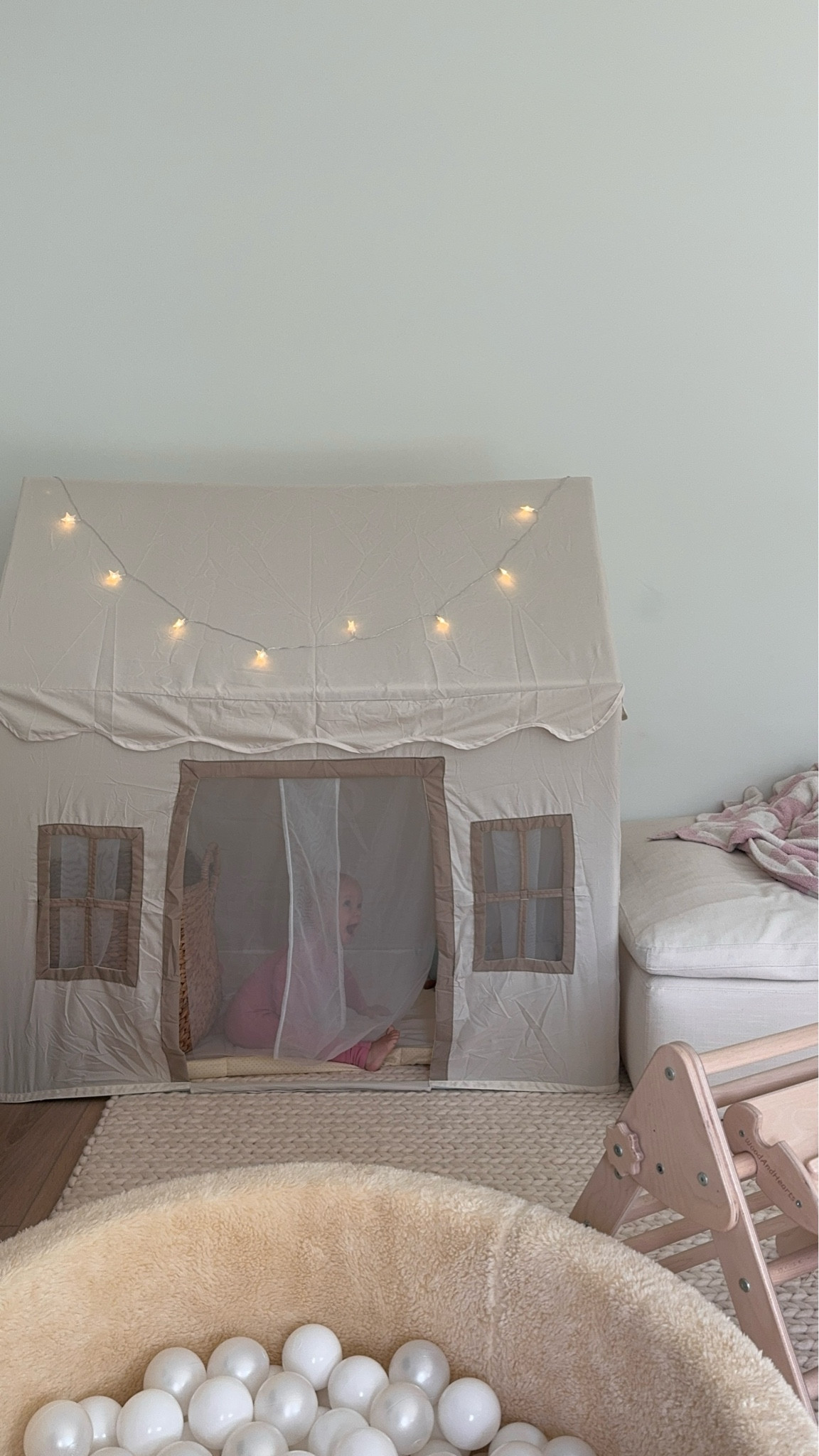 This little tent is so cute & we put her toys in there to play she loves it!

#LTKFindsUnder50 #LTKHome #LTKBaby