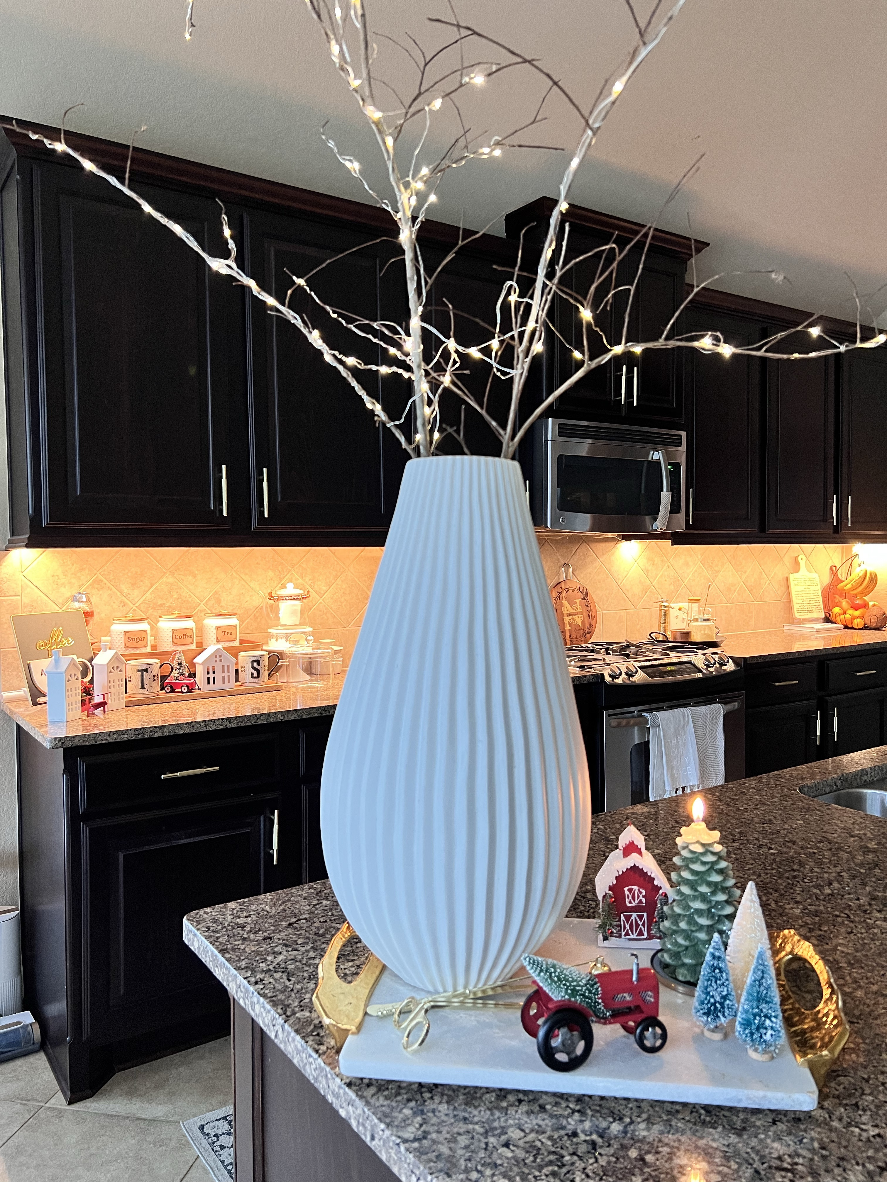 Holiday kitchen countertop styling 

#LTKHoliday #LTKVideo #LTKHome