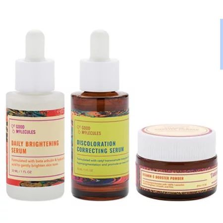 Good Molecules Skincare Travel Set! Includes Daily Brightening Serum Discoloration Correcting Serum  | Walmart (US)
