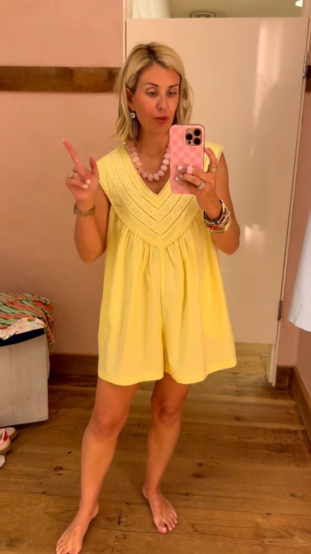 Restock Alert! 
The surprise yes of the entire try on! The most adorable romper…I’m going to style this with a heel or a sneaker for different looks. I’m in xs. 


*Use my code Catherine20 on A+B
*Use my code Mixandmatchmadness on Loopy

#LTKSeasonal #LTKdayinmylife #LTKstorytime