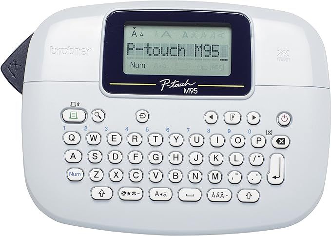 Brother PT-M95 Label Maker, P-Touch Label Printer, Handheld, QWERTY Keyboard, Up to 12mm Labels, ... | Amazon (US)
