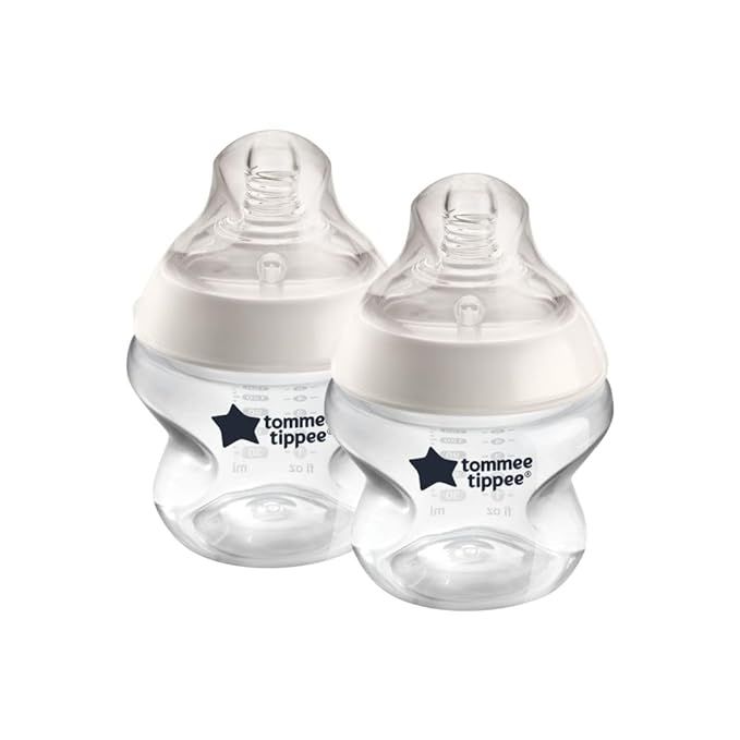 Tommee Tippee Closer to Nature Baby Bottles Extra Slow Flow Breast-Like Nipple with Anti-Colic Va... | Amazon (US)