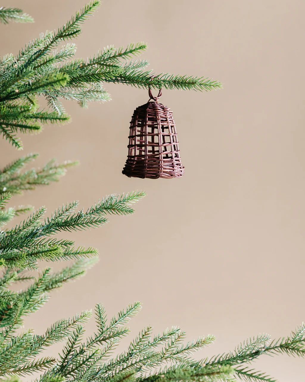 Rattan Woven Bell Ornament | McGee & Co.