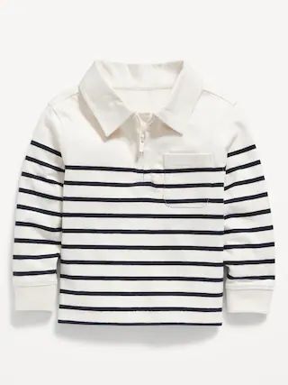 Long-Sleeve 1/4-Zip Polo Shirt for Toddler Boys | Old Navy (US)