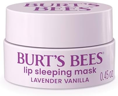 Burt’s Bees Stocking Stuffers, Lavender Vanilla Lip Sleeping Mask, With Hyaluronic Acid and Squ... | Amazon (US)
