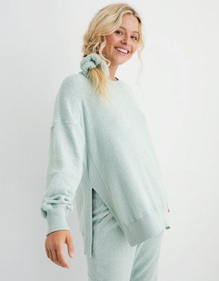 Aerie Cozy Good Vibes Oversized Sweatshirt | American Eagle Outfitters (US & CA)