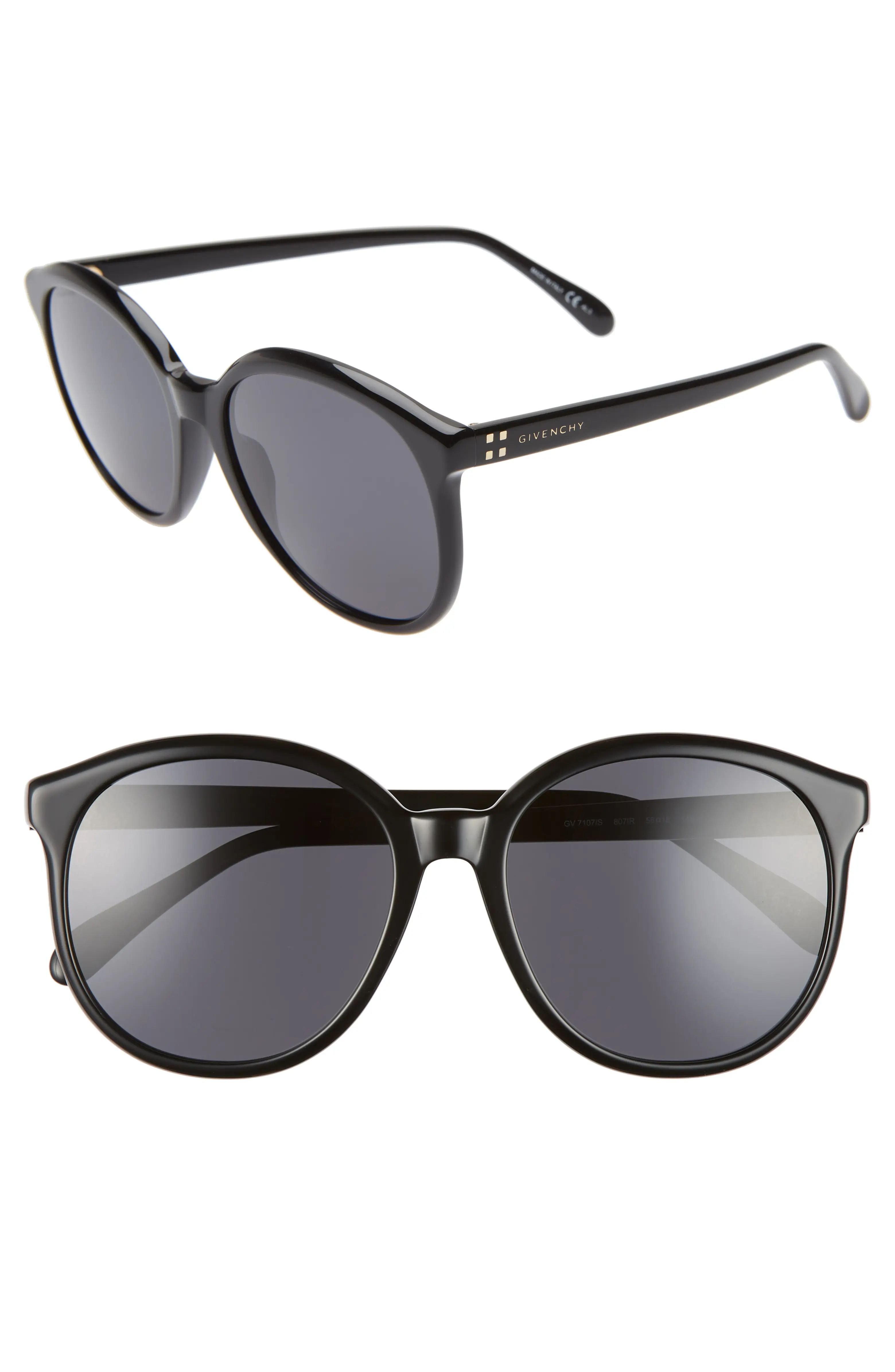 56mm Round Sunglasses | Nordstrom