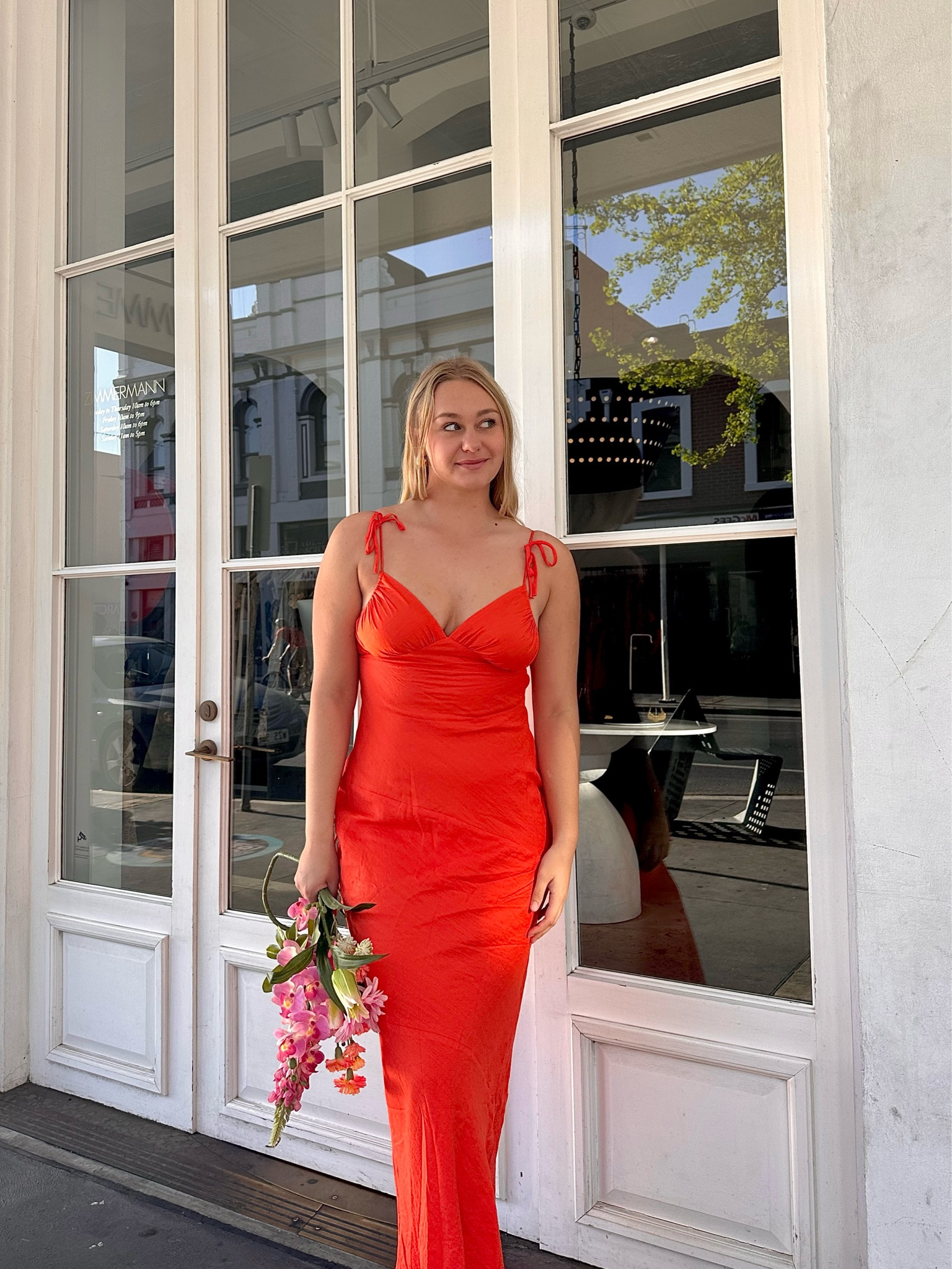 City beach have done it again with this gorgeous orange spring dress 🍒🌸