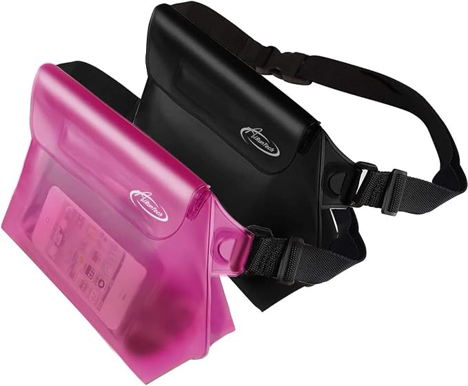 AiRunTech Waterproof Fanny Pack, Beach Cruise Vacation Essentials, Waterproof Pouch Protect Phone... | Amazon (US)