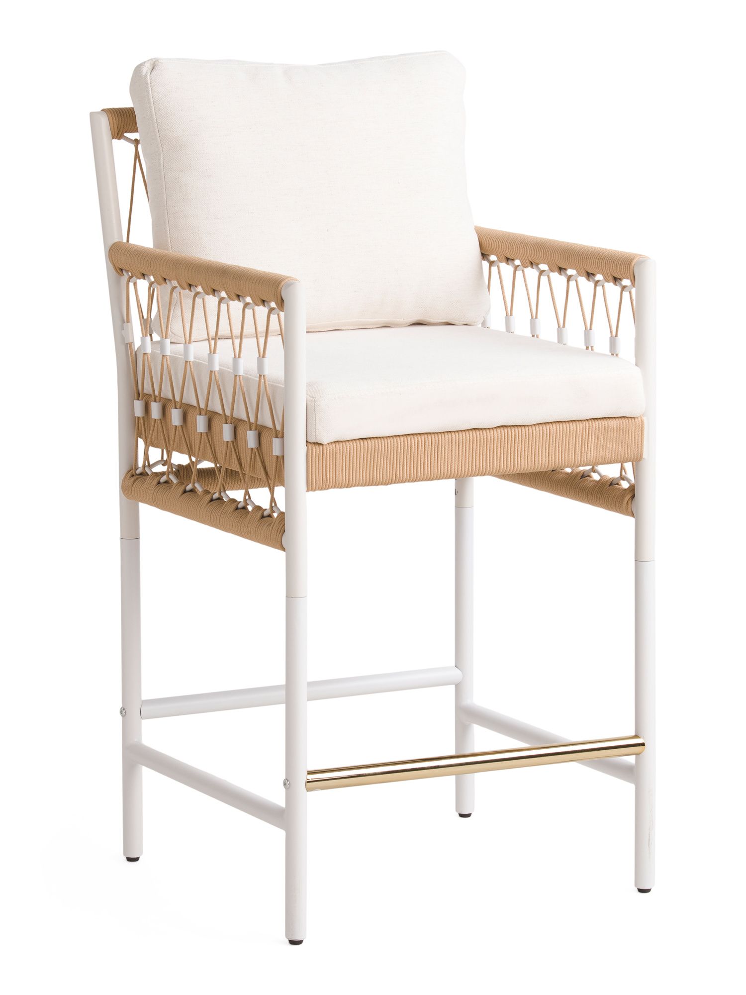 Counter Stool With Rope Detailing | Chairs & Seating | Marshalls | Marshalls