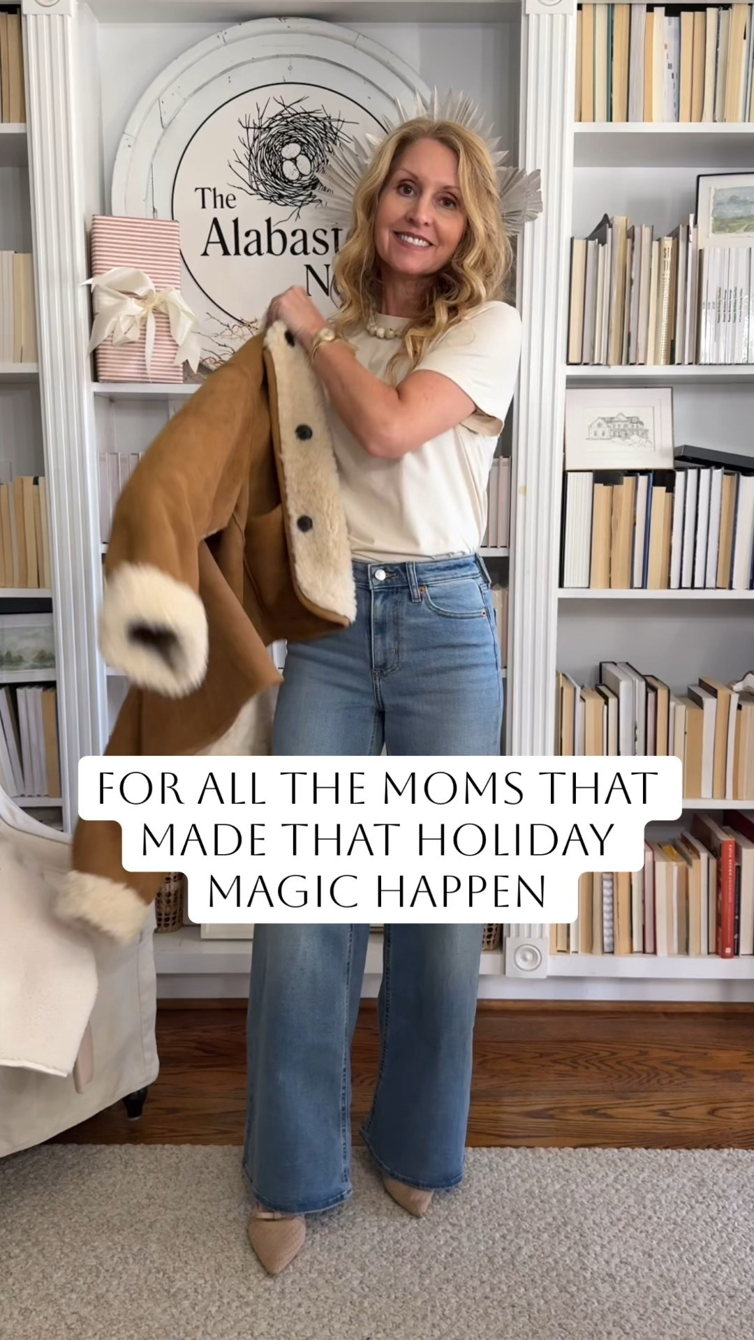 If you made the magic this season ✨
You deserve something beautiful too 🤍
Treat yourself! I love these jeans and this cozy reversible sherpa is so warm! 






holiday mom life, mom holiday magic, treat yourself mom, mom self care, post holiday reset, cozy winter style, neutral lifestyle, classic neutral style, soft winter layers, everyday elevated style, midlife mom style, slow living aesthetic, intentional living, calm home aesthetic, winter wardrobe staples, amazon fashion finds, ltk favorites, affordable elevated style
#momlife
#holidaymom
#treatyourself
#midlifemom
neutralstyle

#LTKselfcare #LTKootd #LTKmomlife