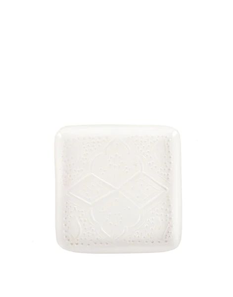 Square Ceramic Tray - White | The Little Market
