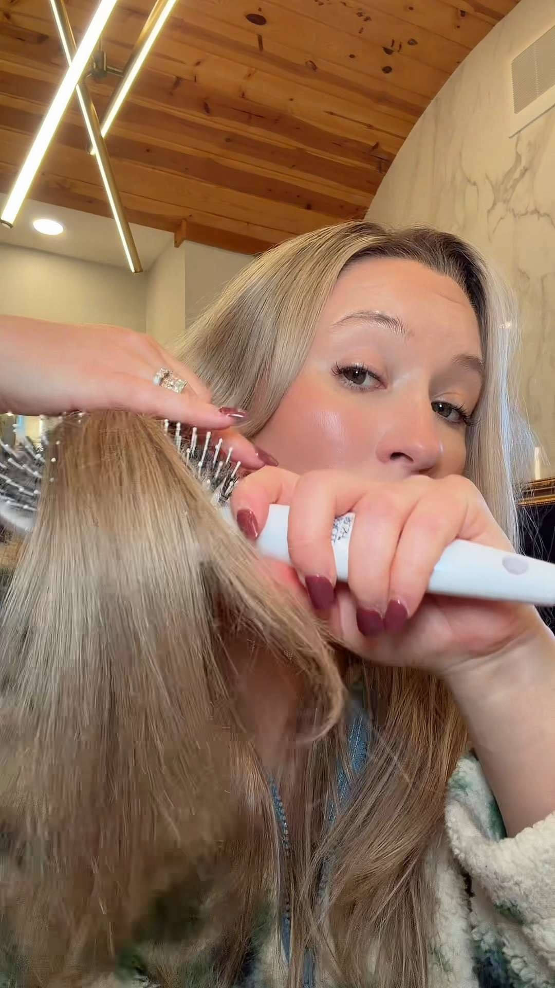 The TikTok viral hair brush everyone keeps buying 👀✨ This paddle brush uses dual bristles and massage tips to detangle, smooth, and stimulate the scalp!

#hairbrush #haircarefinds #viralbeauty #healthyhair #beautyfinds #hairroutine #amazonbeauty
 

 #LTKSpringSale #LTKgrwm #LTKmomlife