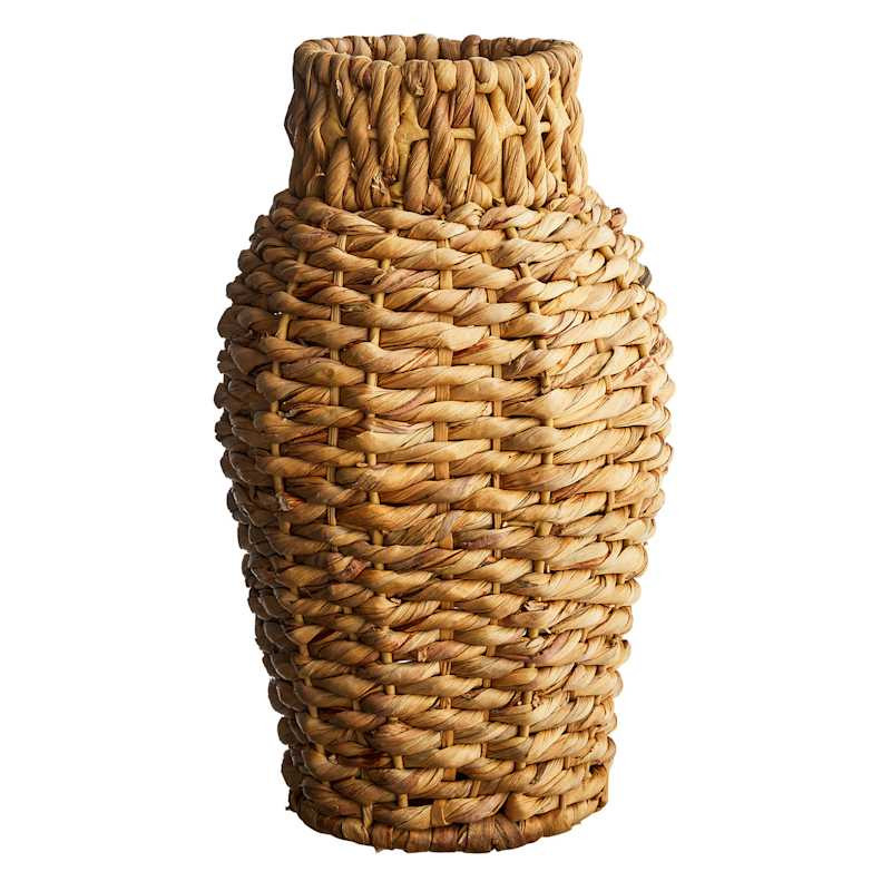 Woven Hyacinth Vase, 18" | At Home