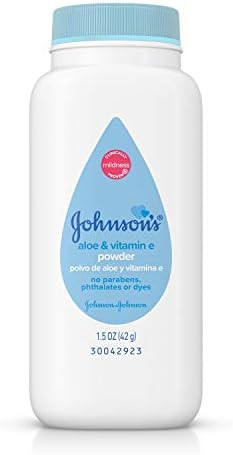 Johnson's Pure Cornstarch Baby Powder 1.5 Oz Travel Size (Pack of 6) by Johnson's | Amazon (US)