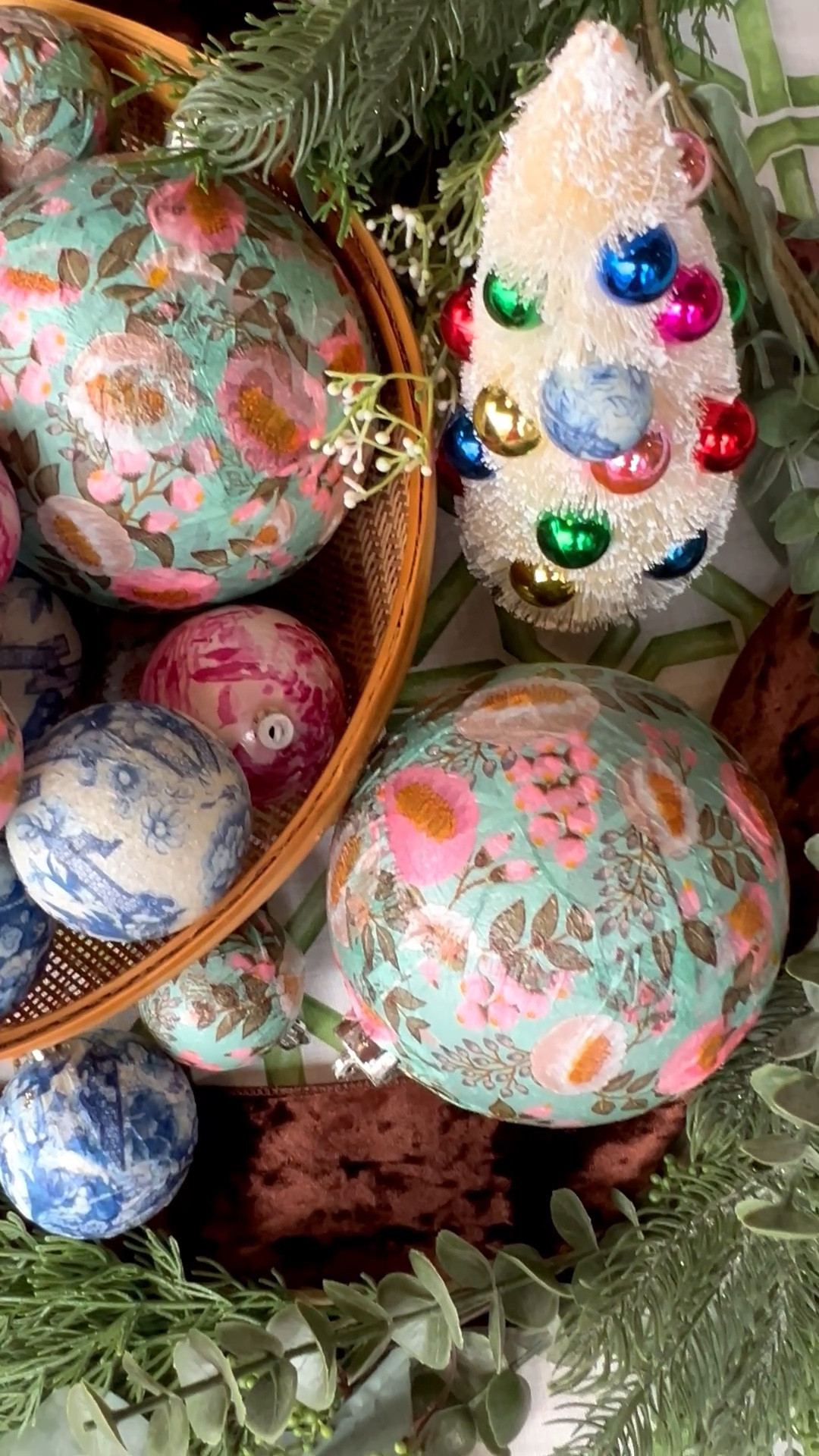 DIY Chinoiserie Ornaments to add color and class to your holiday decor! 

#LTKdayinmylife #LTKHome #LTKHoliday