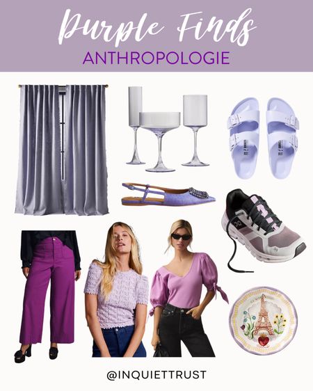 Check out these stylish purple items from Anthropologie!

#purplefinds #fashionfinds #purpleshoes #homedecor

#LTKFind #LTKstyletip #LTKhome