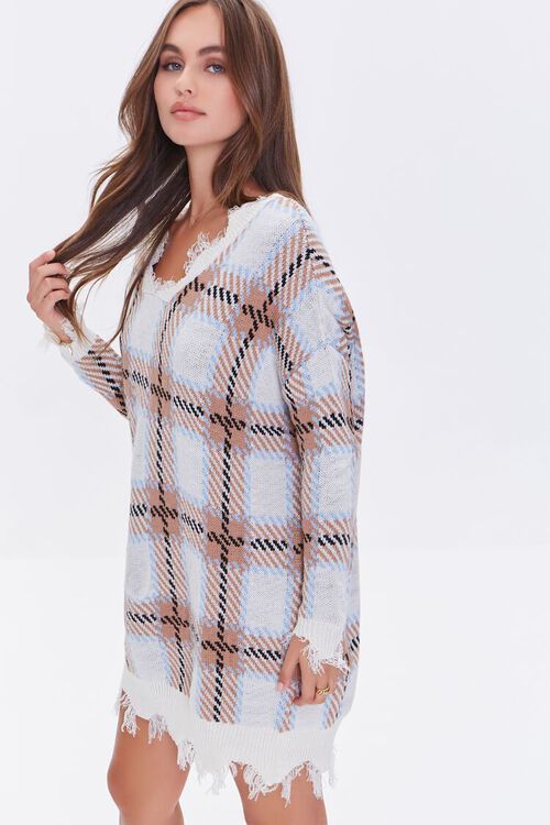 Plaid Mini Sweater Dress | Forever 21 (US)