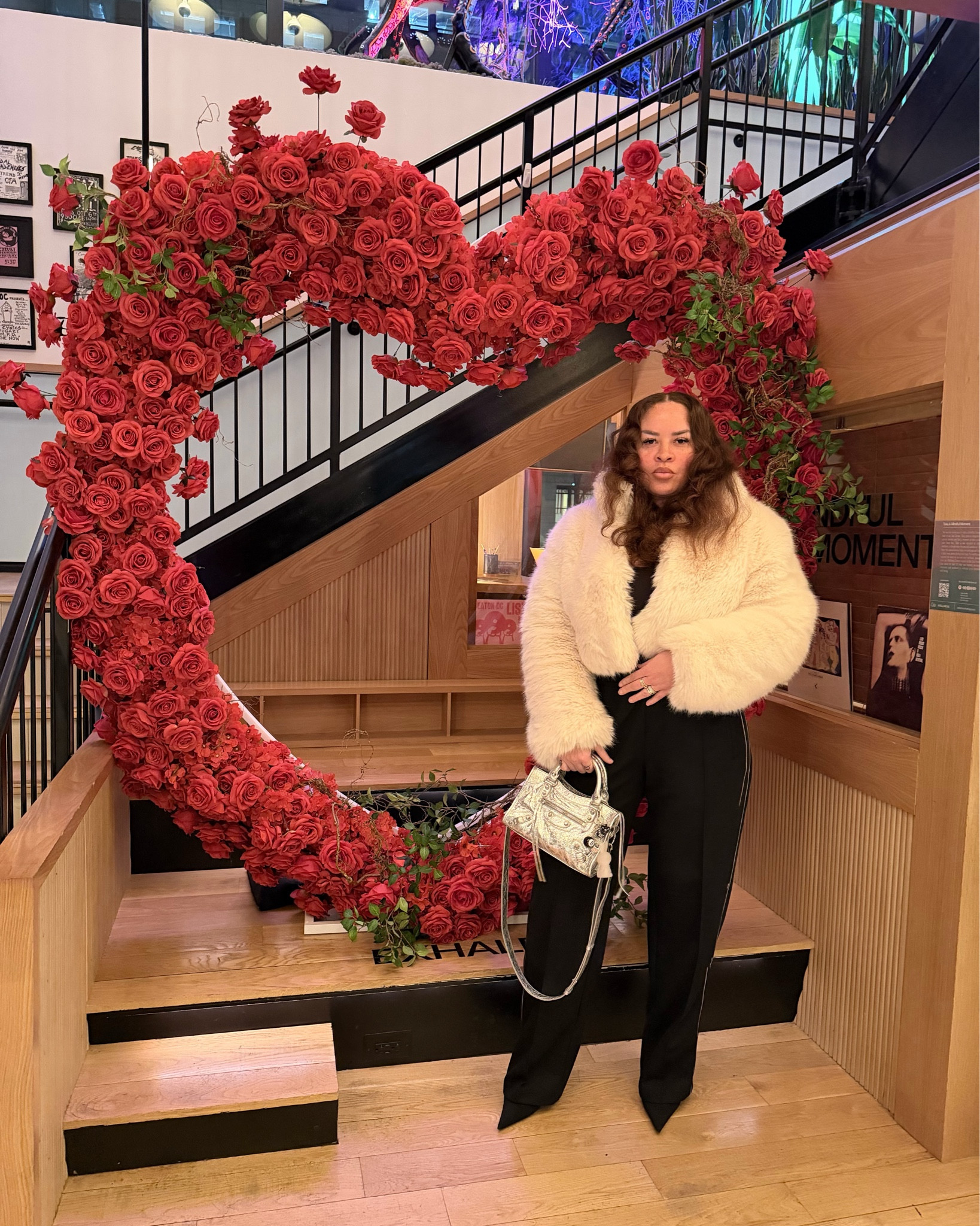 Valentine’s Day 🌹

The faux fur jacket is the star here — soft, oversized, and instantly elevates any look. I kept it sleek underneath with track pants by Alexander Wang, Skims top, and Balenciaga booties.

Exact jacket and bag are linked. Pants and shoes are similar styles that give the same long, clean silhouette.

#LTKStyle #DateNightLook #FauxFurJacket #StatementOuterwear #ChicLayers #BlackOutfit #ElevatedBasics #GoingOutStyle #HandbagAddict 

#LTKOver40 #LTKSeasonal #LTKootd