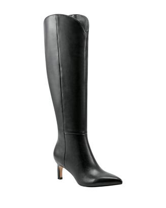 Marc Fisher LTD. Women's Quinnie Pointed Toe Mid Heel Tall Boots    | Bloomingdale's Shoes | Bloomingdale's (US)