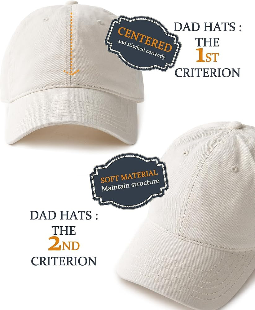 Men and Women Vintage Washed Distressed Cotton Baseball Cap Plain Blank Adjustable Classic Baseba... | Amazon (US)