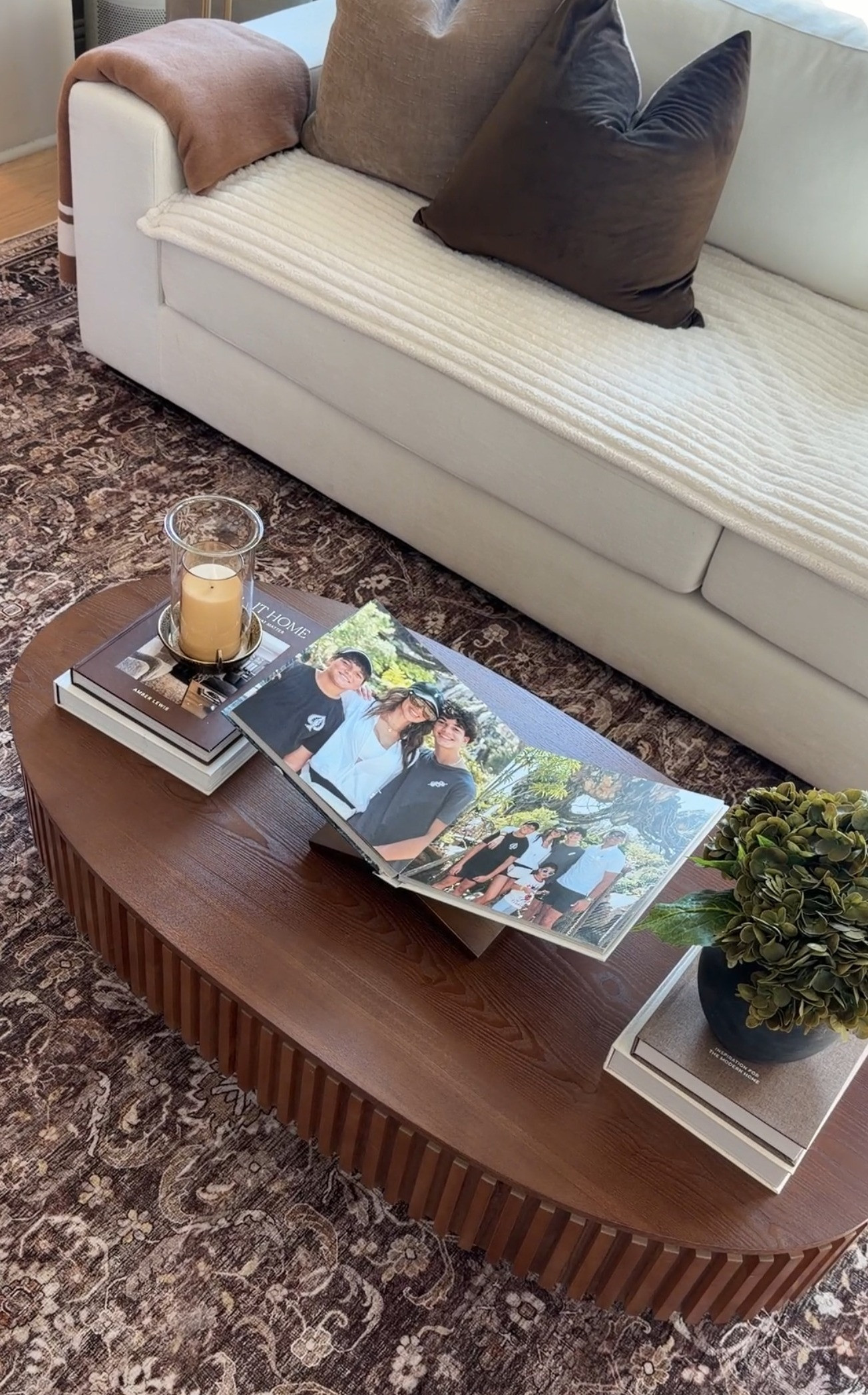 A little coffee table styling inspo 🤎 Cozy, layered, and effortlessly elevated.

#CoffeeTableDecor #HomeDecor #HomeStyling #LivingRoomDecor 

 #LTKdayinmylife #LTKHome